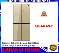 SHARP KULKAS SIDE BY SIDE SJ-IF51PG-CG INVERTER SJ IF 51 PG