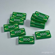 M MOC Small Particle Building Blocks Toy Minifigure Accessories X dollar dollar Banknotes dollar
