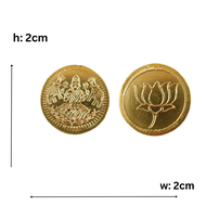 Pure Brass Letchumy Coin | Vengalam Lakshmi Coin | Ganesh Lakshmi Pooja Coin