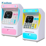 Koolsoo Face Recognition Electronic Mini ATM Piggy Bank PasswordCoin Cash Bank Machine