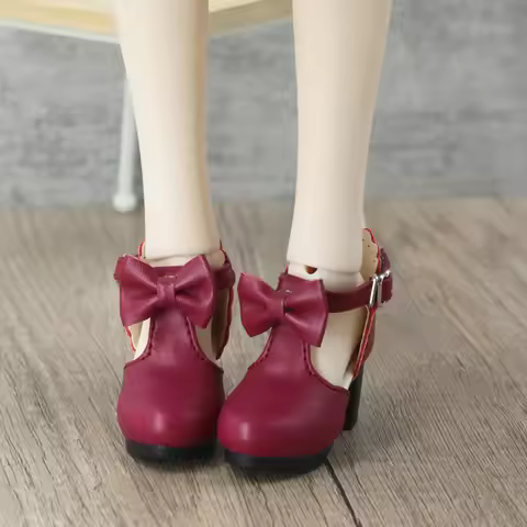 1/4 1/3 BJD Shoes MSD SD Bow High heel Sandal boots Supper Dollfie DREAM DK DOD Dollmore SOOM Luts A