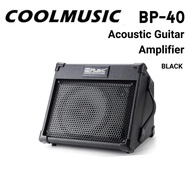 Cool Music 40-Watt Battery Powered Acoustic Guitar Amplifier - BP-40 BP40