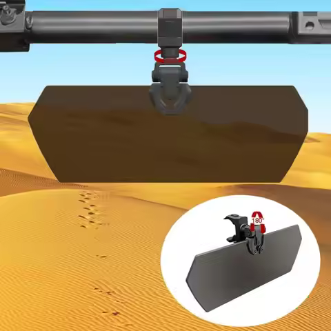 UTV Sun Visor Universal UTV Accessory Anti-Glare Polarized Sun Protections Visors Fit 1.5''-2'' Roll