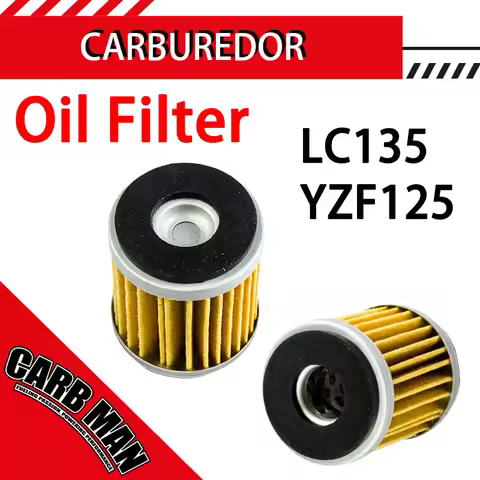 Motorcycle Oil Filter For Yamaha LC135 YZF125 VP125 T135 XMAX300 WR250X WR250F 450F 250R YZ250 YZ250