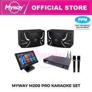 Myway M200 Pro Set Professional Karaoke System with Myway KTS850 10 inch Speaker