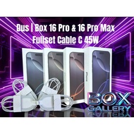 Box Gallery Box | Box Box | Box 16 Pro | 16 Pro Max (Fullset Cable C to C 45W)