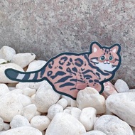 豹貓 霧面PVC貼紙 大張 安全帽貼紙筆電貼紙機車貼紙行李箱貼紙