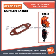 BRUSH CUTTER SPARE PART: BG328: MUFFLER GASKET/ EXHAUST GASKET BRUSH CUTTER/ GASKET EKZOS MESIN RUMP