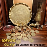 Antique Brass Home Deco Collection Barang Tembaga Antik Vintage Gift Decoration Hiasan Rumah Hadiah 