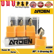 ARDEN Router Bit - 90° V-Grooving Bit ( #58 / #59 / #60 /#61 / #71)
