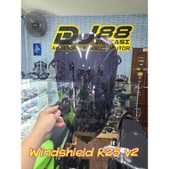 Windshield R25 v2 precision smoke visor pnp Windshield cover air protector shield