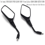 Motorcycle Rearview Mirrors Motorcycle Side Mirrors for SV650 DL650 Side Mirrors Motorcycle Handleba