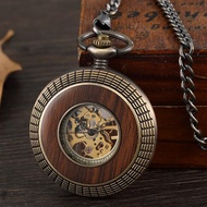 Hot Selling Large Flip Mechanical Pocket Watch Roman Engraved Hollow Classic Mechanical Watch Pocket
