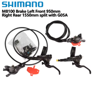 SHIMANO DEORE XT M8100 Brake 2 Postion Hydraulic Disc Brake M8120 Brake 4 Piston For MTB Brake Lever
