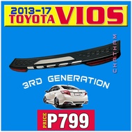 ☁ ▧  Rear Bumper Guard for Toyota Vios 2013 2014 2015 2016 2017  ( Gen 3 )