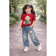 SET JEANS RED NB KIDS