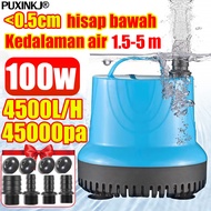 1 detik penuh air PXKJ pompa celup kolam besar 900000PA/220V 100w 4500L/H Celup Aquarium pompa air a