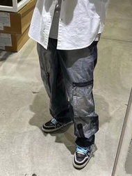 THE NORTH FACE Ripstop Field Pants紫標潮流復古水洗紮染錐形格紋布長褲