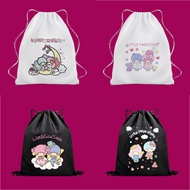 Drawstring Bag Goodie Bag Sanrio Little Twin Stars Canvas Women Cute