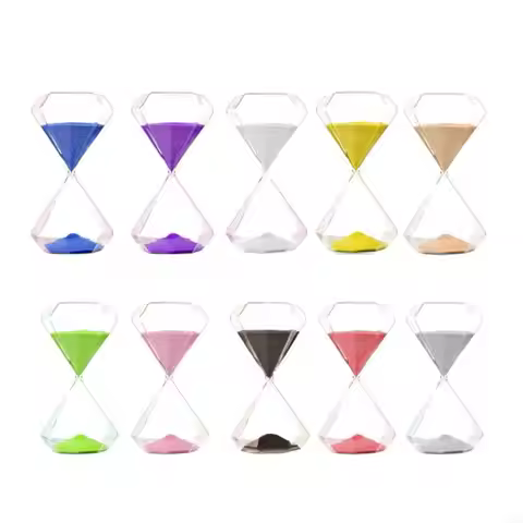 Hourglasses Sand Timer 5 Min Sand Clock Glass Hour Glass Sandglasses Timers