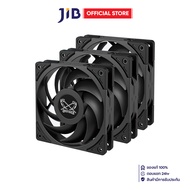 CASE FAN (พัดลมเคส) SCYTHE WONDER TORNADO 120 (BLACK) (TRIPLE PACK)