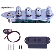 5 Jazz JB Bass Loaded Wired Control Plate Guitar Parts JB-08CR Plastic+Metal As Shown for 4/5 String