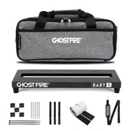 GHOSTFIRE Guitar Pedal Board Aluminum Alloy 1.08lb Effect Pedalboard 13.7x5.5x1.9" with Carry BagV s