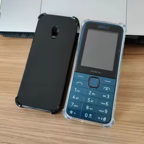 Soft TPU Phone Case For Nokia 215 225 2024 Air Cushion Shockproof Airbag Case Back Cover Shell For N