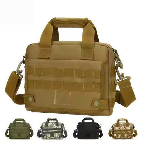 Camouflage Outdoor Shoulder Bag Men's 10 Inch Laptop Tactical Messenger Bag Ipad 4,5 Briefcase Handb