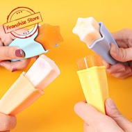 Silicone Ice Cream Popsicle Mold With Handle Ice Cream Mold Summer Children's Ice Cream Maker A3U5