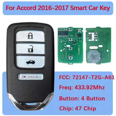 CN003149 Aftermarket Smart Keyless Proximity Remote 433Mhz 47 Chip FCC 72147-T2G-A61 ACJ932HK1310A F