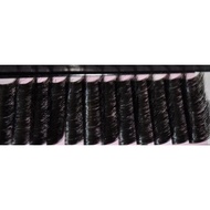 100% Real Siberian Mink Fur Mixed Size J Curl .15 X 8, 10, 12, 14mm Eyelash Extension