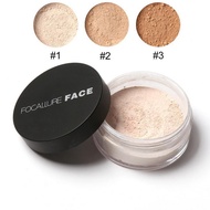 Makeup face powder FOCALLURE 3 Colors Loose Powder Face Makeup Waterproof Loose Powder Skin /KL Sel