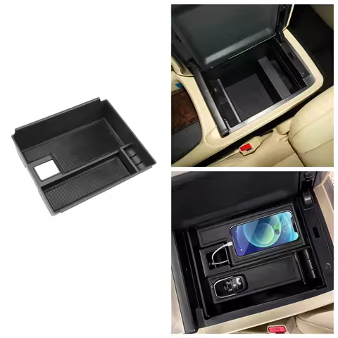 Car Armrest Box Storage Box Container Tray Orgainzer for Toyota Alphard 30 Vellfire 30 Series 2015-2