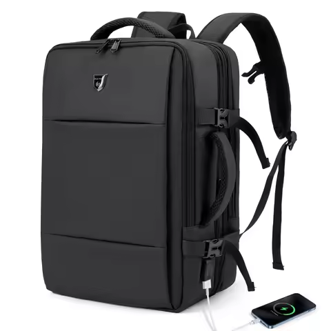 45L Travel Backpack 17.3 in Laptop Backpack Expandable Travel Bag Witch USB Business Backpack for Me