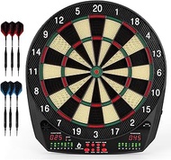 Electronic Dart Board, 35 Games and 580 Variants Electric Soft Tip Dartboard Set, Digital Dartboards