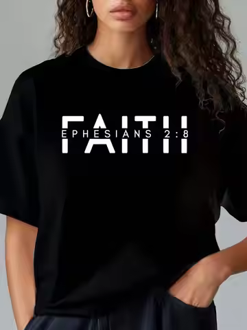 Christian Prayer Print - Premium T-Shirt - Perfect For Church And Gospel Summer Camps/Church Choir/M
