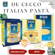 Italian De Cecco Durum Wheat Pasta Fusilli Pasta Penne Rigate Alfabeto Chicche di Patate Itali Spaghetti