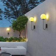 Outdoor Waterproof Wall Light Moon Light Villa Balcony Garden Outdoor Landscape Villa Human Body Sen