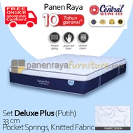 SpringBed Central - DeluxePlus Pocket Spring - Coklat - Matras Only - Jabodetabek - Free Ongkir