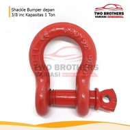 ch6 Shackle Omega 3/8 inc atau anting derek 1 Ton untuk mobil pengait