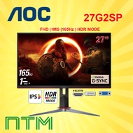 AOC 27G2SP 1MS 165Hz 27" IPS FHD Adaptive sync/ G-sync Gaming Monitor