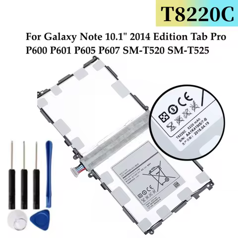 Tablet Batter T8220C T8220E T8220U T8220K For Galaxy Note 10.1 2014 Edition Tab Pro P600 P601 P605 P