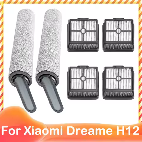Spare Roller Main Soft Brush Hepa Filter For ( Dreame H11 Core / H11S / H11 Pro / H12 / H12S ) Vacuu
