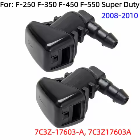 Windshield Washer Jet Nozzles For Ford 2008-2010 F250 F350 F450 F550 Super Duty 7C3Z17603A