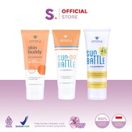 EMINA Sun Battle SPF 30 PA+++ 60ML Sun Battle SPF 45 Sunscreen Skin Buddy/ Sunscreen Emina BPOM