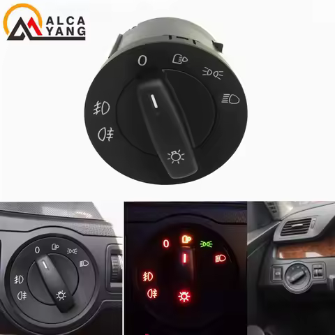 Headling Fog Lamp Switch For V-W Caddy III Touran J-etta Golf V VI 5 6 J-etta Passat B6 CC Rabbit 1K