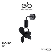 Fanco Dono 16" Corner Fan Ceiling And Wall Mount