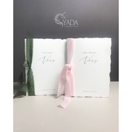 Vows book - Wedding promise card - Form 31