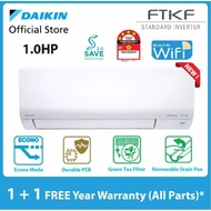Daikin 1.0HP Air-conditioner wall type unit inverter and Non inverter series (R32).